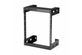 folie 1 von 7, vergrößern, 2-pfosten 12he heavy-duty wandmontage netzwerk-rack, 19" open frame server rack, 12" tief, wandmontage daten-rack für it/av