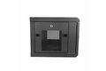 folie 2 von 6, vergrößern, 2-pfosten 6he wand netzwerkschrank, 19" wand server rack für data / it geräte, kleines abschließbares rack