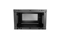 folie 3 von 6, vergrößern, 2-pfosten 6he wand netzwerkschrank, 19" wand server rack für data / it geräte, kleines abschließbares rack