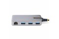 folie 3 von 6, vergrößern, 3 port usb c hub mit ethernet - 3x usb-a 3.0 5gbit/s anschlüsse - gigabit ethernet rj45 - usb-c auf usb verteiler - 30cm langes kabel - mini usb c hub adapter mit lan (5g3agbb-usb-c-hub)