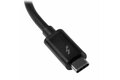 folie 2 von 5, vergrößern, thunderbolt 3 auf thunderbolt 2 adapter (nicht umkehrbar) - tb3 laptop auf tb2 (20gbit/s) oder tb1 (10gbit/s) bildschirme/geräte - schwarz - windows/mac (tbt3tbtadap)