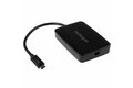 folie 1 von 5, vergrößern, thunderbolt 3 auf thunderbolt 2 adapter (nicht umkehrbar) - tb3 laptop auf tb2 (20gbit/s) oder tb1 (10gbit/s) bildschirme/geräte - schwarz - windows/mac (tbt3tbtadap)