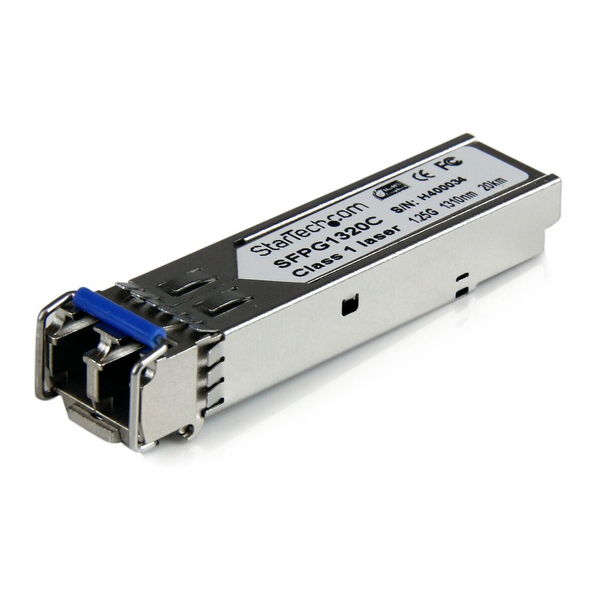 folie 1 von 4, vergrößern, cisco kompatibles gigabit sfp transceiver modul sm lc - mini-gbic bis 20km - glasfaser transceiver mit ddm 1310nm 1000base-lh (sfpg1320c)