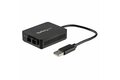 folie 1 von 4, vergrößern, usb 2.0 auf lwl konverter - 100basefx sc - usb 2.0 auf ethernet netzwerk adapter - 2 km mm - windows / mac / linux (us100a20fxsc)
