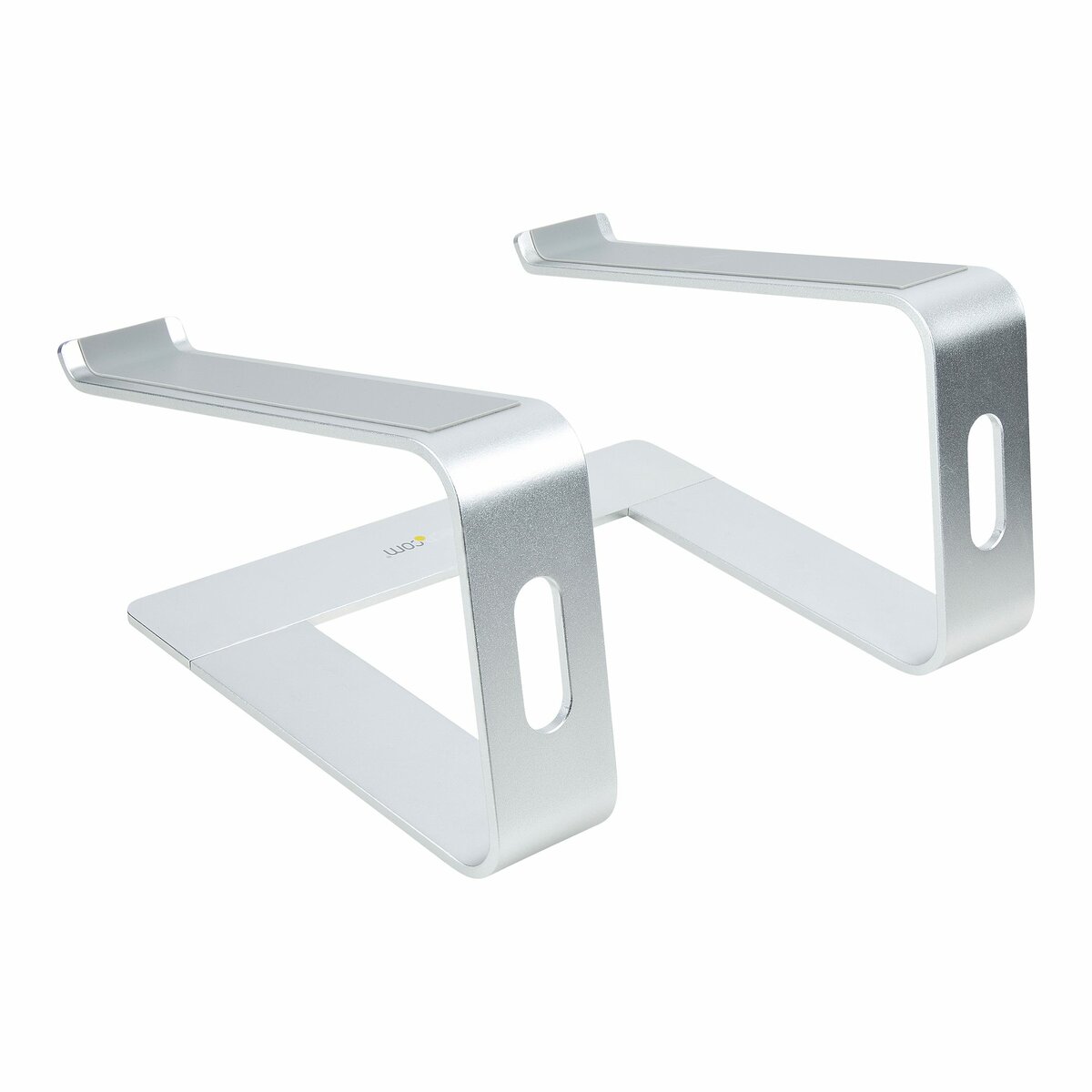folie 2 von 11, vergrößern, schreibtisch laptophalter, laptophalterung/laptop ablage/erhöhung bis 5kg tragkraft, notebook ablage/laptop riser für macbook air/pro, dell xps, lenovo, aluminium (laptop-stand-silver)
