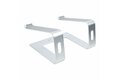 folie 2 von 11, vergrößern, schreibtisch laptophalter, laptophalterung/laptop ablage/erhöhung bis 5kg tragkraft, notebook ablage/laptop riser für macbook air/pro, dell xps, lenovo, aluminium (laptop-stand-silver)