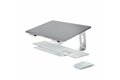 folie 6 von 11, vergrößern, schreibtisch laptophalter, laptophalterung/laptop ablage/erhöhung bis 5kg tragkraft, notebook ablage/laptop riser für macbook air/pro, dell xps, lenovo, aluminium (laptop-stand-silver)