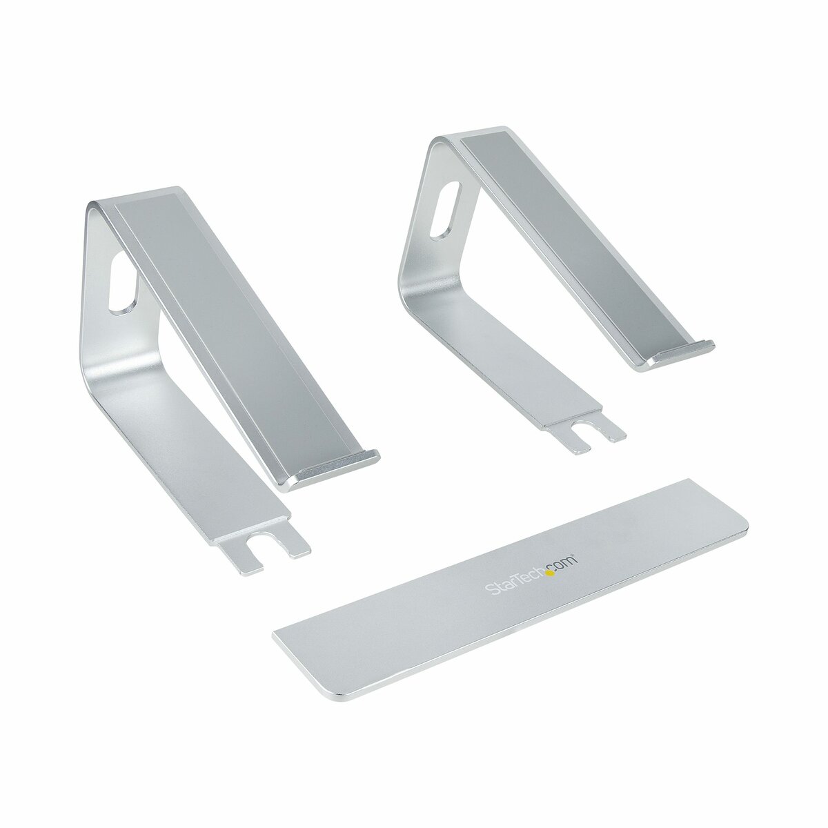 folie 11 von 11, vergrößern, schreibtisch laptophalter, laptophalterung/laptop ablage/erhöhung bis 5kg tragkraft, notebook ablage/laptop riser für macbook air/pro, dell xps, lenovo, aluminium (laptop-stand-silver)