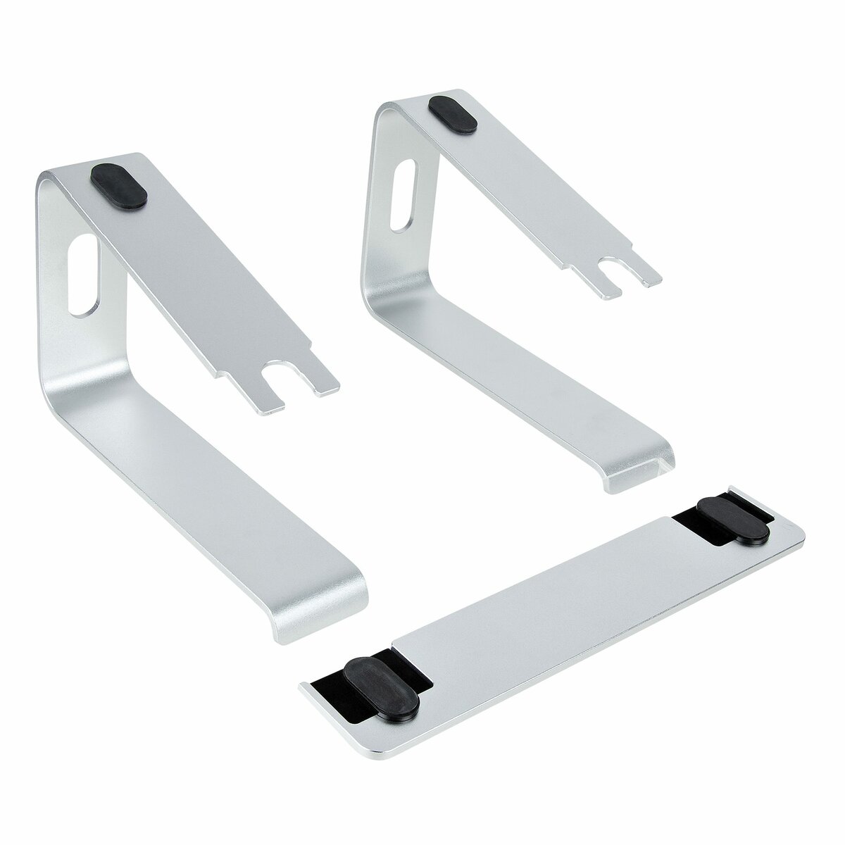 folie 10 von 11, vergrößern, schreibtisch laptophalter, laptophalterung/laptop ablage/erhöhung bis 5kg tragkraft, notebook ablage/laptop riser für macbook air/pro, dell xps, lenovo, aluminium (laptop-stand-silver)