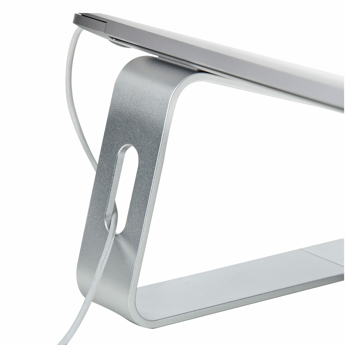 folie 8 von 11, vergrößern, schreibtisch laptophalter, laptophalterung/laptop ablage/erhöhung bis 5kg tragkraft, notebook ablage/laptop riser für macbook air/pro, dell xps, lenovo, aluminium (laptop-stand-silver)