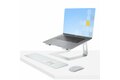 folie 5 von 11, vergrößern, schreibtisch laptophalter, laptophalterung/laptop ablage/erhöhung bis 5kg tragkraft, notebook ablage/laptop riser für macbook air/pro, dell xps, lenovo, aluminium (laptop-stand-silver)