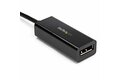 folie 2 von 3, vergrößern, usb-c auf displayport adapter (8k 30hz, hbr3 adapter, thunderbolt 3, video dongle für dp 1.4 monitor & display) (cdp2dp14b)