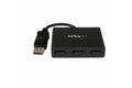 folie 1 von 7, vergrößern, 3-port multi-monitor displayport adapter, dp auf 3x displayport 1.2 splitter, dual 4k 30hz und 1080p 60hz computer mst hub, nur windows (mstdp123dp)
