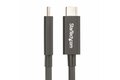 folie 2 von 4, vergrößern, 2 m aktives thunderbolt 4 kabel - 40 gbit/s - 100w pd - 4k/8k video/display kabel - thunderbolt kabel - kompatibel mit usb4/dp alt mode, thunderbolt 3, usb 3.2/typ-c (a40g2mb-tb4-cable)