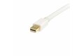 folie 2 von 3, vergrößern, 1m mini displayport auf displayport 1.2 kabel - 4k x 2k uhd mini displayport auf displayport adapter kabel - mini dp auf dp monitorkabel - mdp auf dp konverterkabel (mdp2dpmm1mw)