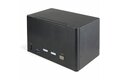 folie 1 von 8, vergrößern, 2 port quad monitor displayport kvm switch - 4k 60 hz uhdr - dp 1.2 kvm switch mit usb 3.0 hub mit 2x usb 3.0(5 gbit/s) und 4x usb 2.0 hid anschlüssen, audio - hotkey - taa (sv231qdpu34k)