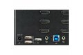 folie 7 von 8, vergrößern, 2 port quad monitor displayport kvm switch - 4k 60 hz uhdr - dp 1.2 kvm switch mit usb 3.0 hub mit 2x usb 3.0(5 gbit/s) und 4x usb 2.0 hid anschlüssen, audio - hotkey - taa (sv231qdpu34k)