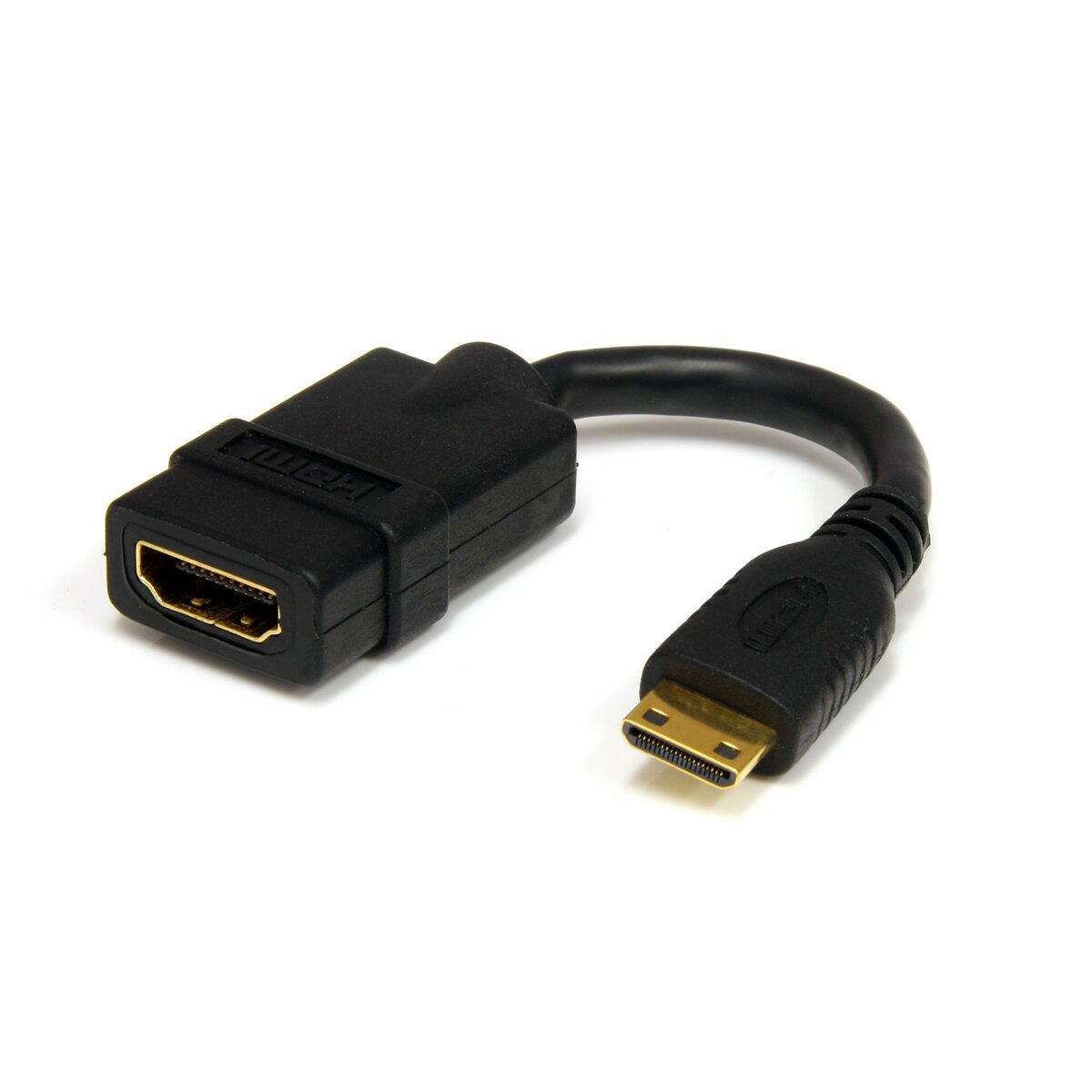 StarTech.com 0.3m 1ft Short High Speed HDMI Cable - Ultra HD 4k x 2k HDMI  Cable - HDMI M/M - 30cm HDMI 1.4 Cable - Audio/Video Gold-Plated (HDMM30CM)  - HDMI cable - 1ft