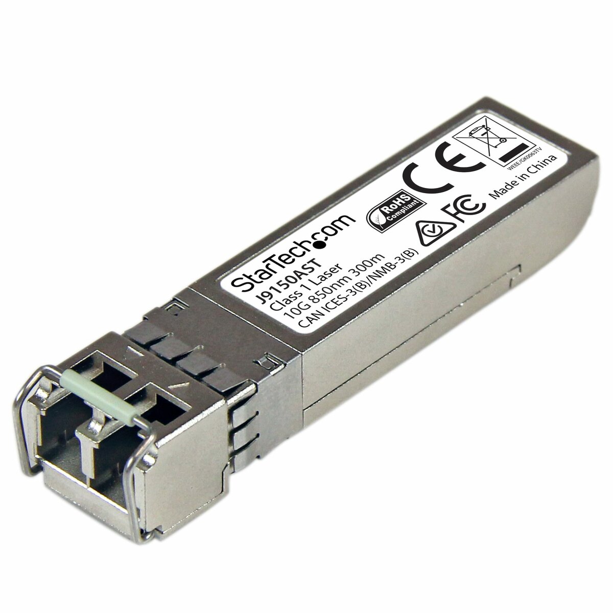 folie 1 von 3, vergrößern, 10 gigabit lwl sfp+ transceiver modul - hp j9150a kompatibel - mm lc mit ddm - 300m - 10gbase-sr (j9150ast)
