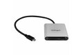 folie 1 von 4, vergrößern, usb 3.0 kartenleser mit usb-c - sd, microsd, compactflash speicherkartenleser mit usb-c kabel (fcreadu3c)