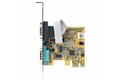 folie 6 von 13, vergrößern, 2 port pci express serielle schnittstellenkarte, pcie auf rs232 (db9) karte, serielle adapter karte / erweiterungskarte, 16c1050 uart, com retention, windows/linux (21050-pc-serial-card)