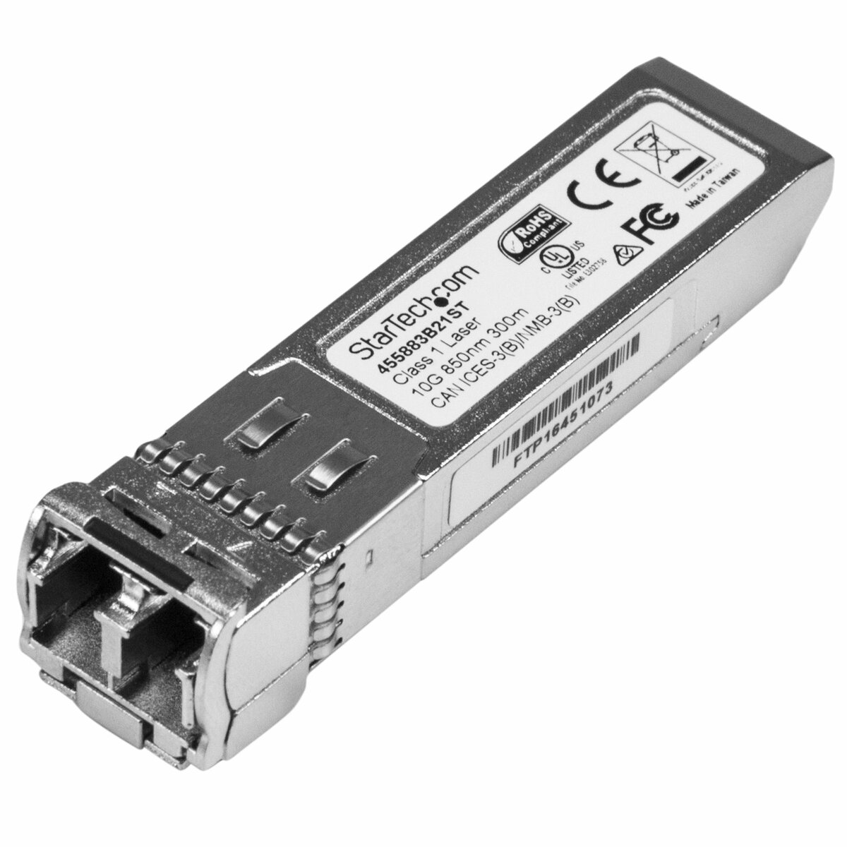 folie 1 von 3, vergrößern, sfp transceiver modul (sfp+, 10 gigabit lwl, hp 455883-b21 kompatibel, mm lc mit ddm, 300m, 10gbase-sr) (455883b21st)