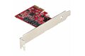 folie 2 von 8, vergrößern, 2 port pcie sata raid kontroller - pcie sata hardware raid controller - pcie festplatten/ssd raid controller/karte - full/low profil blende - asm1062r sata raid (2p6gr-pcie-sata-card)