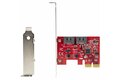 folie 6 von 8, vergrößern, 2 port pcie sata raid kontroller - pcie sata hardware raid controller - pcie festplatten/ssd raid controller/karte - full/low profil blende - asm1062r sata raid (2p6gr-pcie-sata-card)