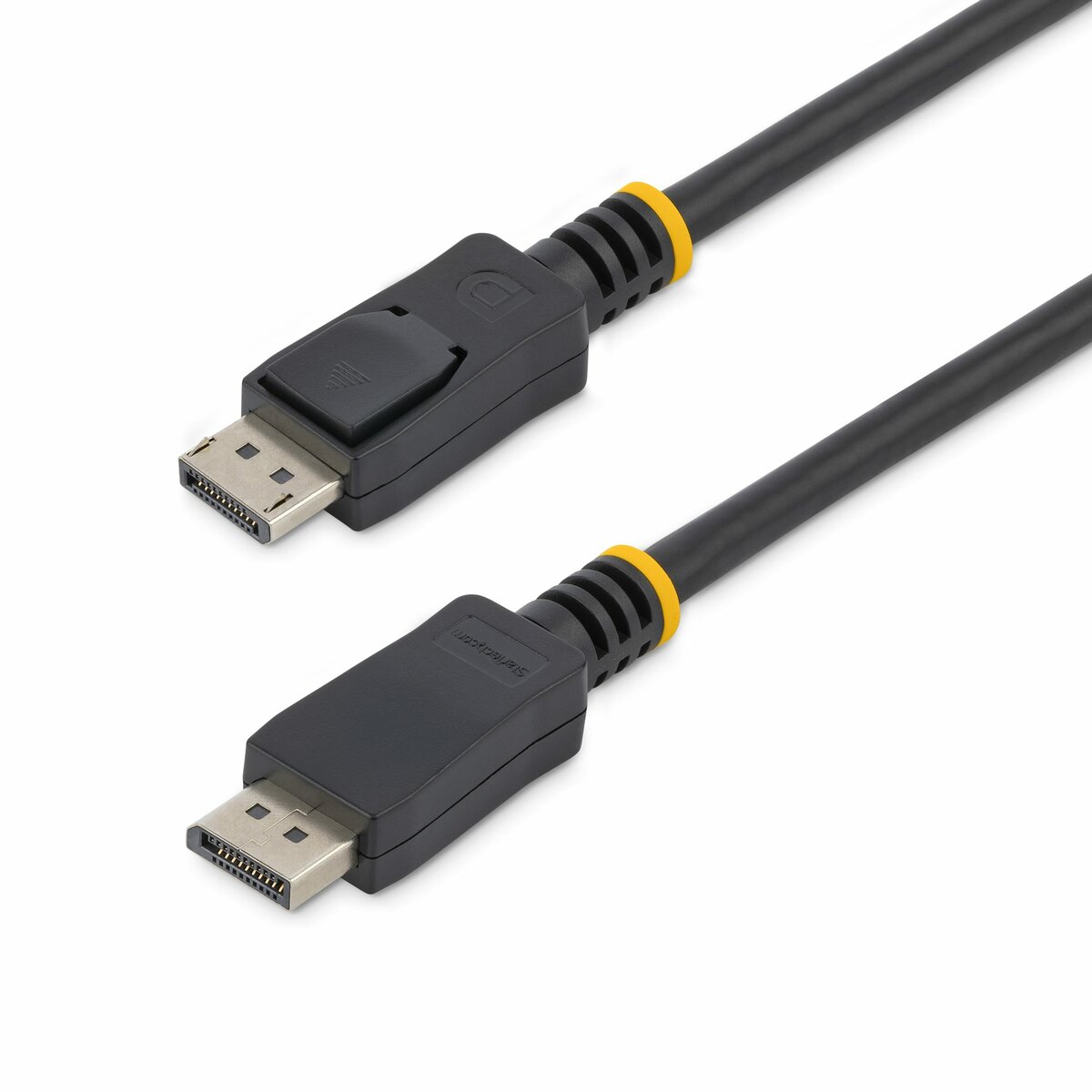 folie 1 von 4, vergrößern, 5m displayport 1.2 kabel - 4k x 2k ultra hd vesa zertifiziertes displayport kabel - dp auf dp monitorkabel - dp video/display kabel - einrastende dp stecker
