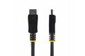 folie 2 von 4, vergrößern, 5m displayport 1.2 kabel - 4k x 2k ultra hd vesa zertifiziertes displayport kabel - dp auf dp monitorkabel - dp video/display kabel - einrastende dp stecker