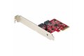 folie 1 von 8, vergrößern, 2 port pcie sata raid kontroller - pcie sata hardware raid controller - pcie festplatten/ssd raid controller/karte - full/low profil blende - asm1062r sata raid (2p6gr-pcie-sata-card)