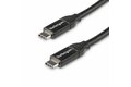 folie 1 von 4, vergrößern, usb-c auf usb-c kabel mit 5a power delivery - st/st - 50cm - usb 2.0 - usb-if zertifiziert - usb typ c kabel (usb2c5c50cm)