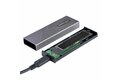 folie 6 von 12, vergrößern, usb-c m.2 externes gehäuse für nvme und sata m.2 - usb-c/usb-a auf m.2 nvme/sata ssd - 10gbit/s, m/b+m key - 2230/2242/2260/2280 - aluminiumgehäuse - werkzeuglos (m2-usb-c-nvme-sata)