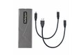 folie 5 von 12, vergrößern, usb-c m.2 externes gehäuse für nvme und sata m.2 - usb-c/usb-a auf m.2 nvme/sata ssd - 10gbit/s, m/b+m key - 2230/2242/2260/2280 - aluminiumgehäuse - werkzeuglos (m2-usb-c-nvme-sata)