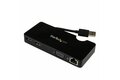 folie 1 von 3, vergrößern, usb 3.0 universal laptop mini dockingstation mit hdmi oder vga, gigabit ethernet, usb 3.0 (usb3smdockhv)