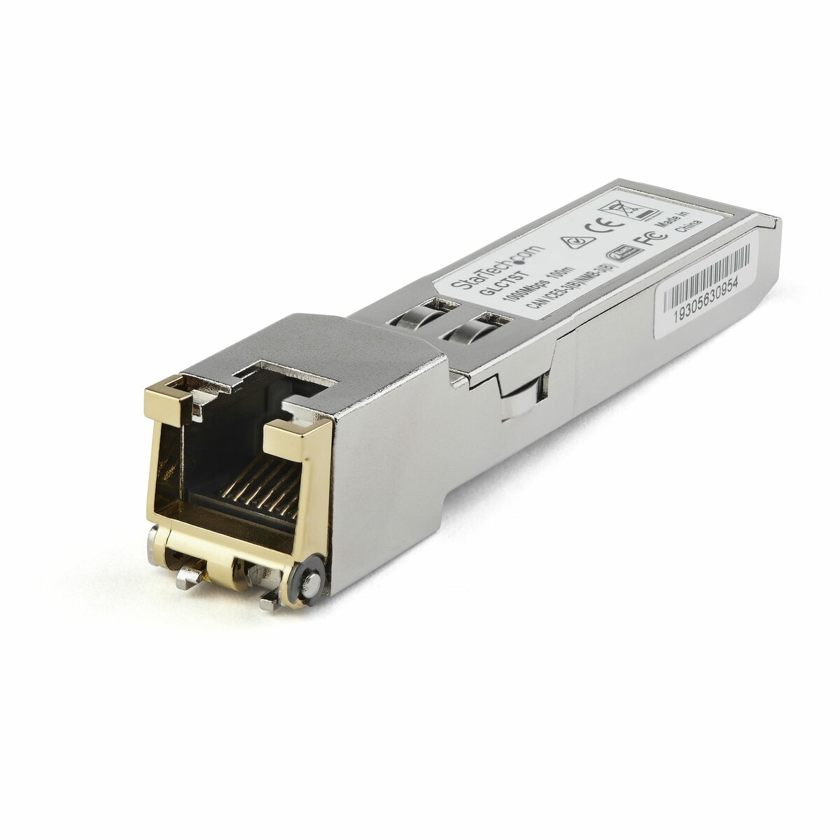 folie 1 von 4, vergrößern, transceiver modul (sfp module, 1000base-t dell emc kompatibel, glasfaser, rj-45 kupfer mit ddm) (rxgetsfpst)