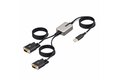 folie 1 von 7, vergrößern, 4m 2-port usb auf seriell adapter, com-retention, ftdi, usb-a zu db9 rs232 kabel, wechselbare schrauben/muttern (2p6ffc-usb-serial)