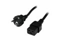 folie 1 von 4, vergrößern, 2 m computer stromkabel, 16awg, eu schuko auf c19, 16a 250v, ersatz ac stromkabel, drucker stromkabel, pc netzkabel, monitor stromkabel - ul gelistet (pxteuc192m)