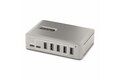 folie 1 von 6, vergrößern, 10-port usb-c hub - 8x usb-a/2x usb-c - usb c verteiler mit 65 w netzteil - usb 3.1 / 3.2 gen 2 10 gbit/s - adapter usb c auf usb a - usb typ c splitter mit 2x bc 1.2 (10g8a2cs-usb-c-hub)