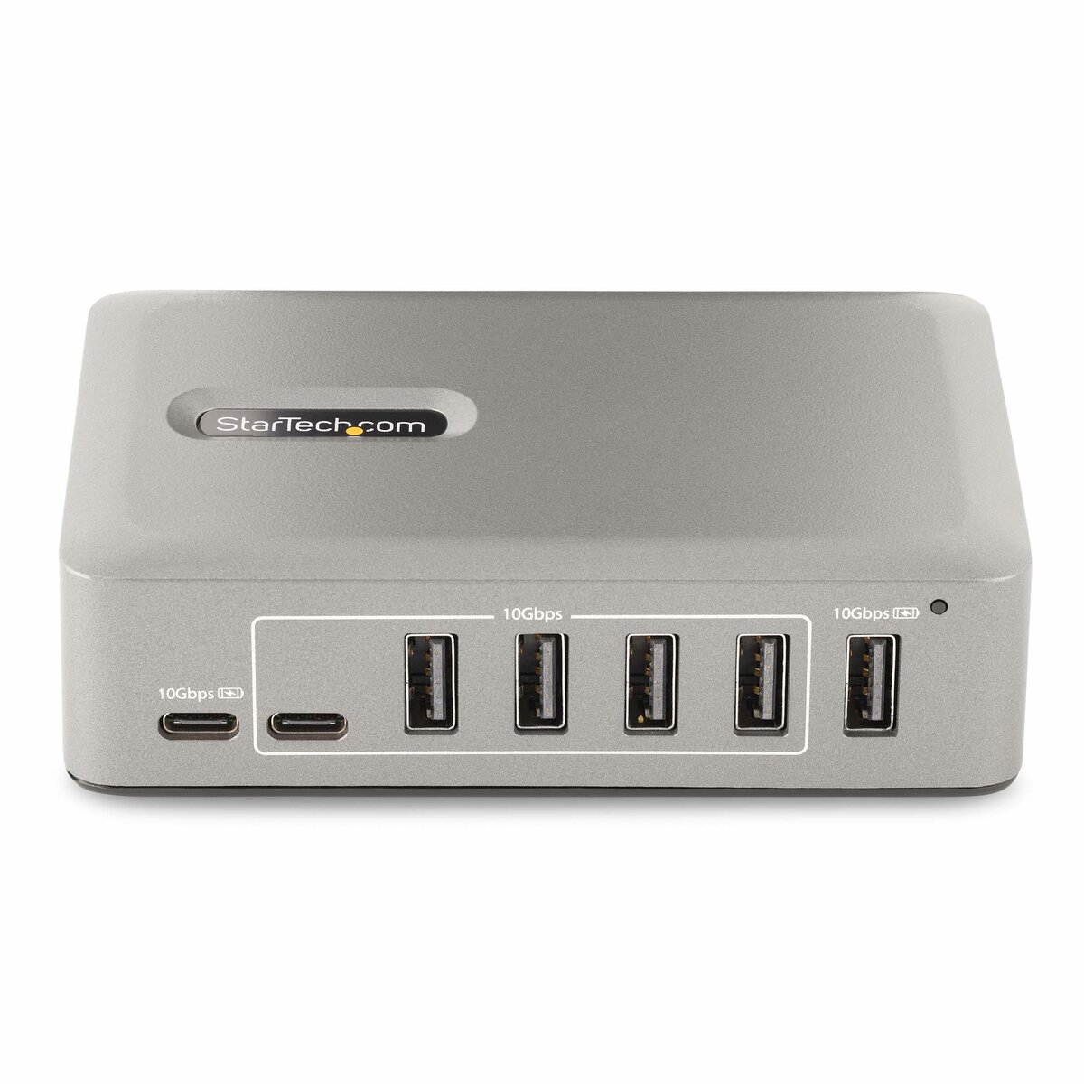 folie 3 von 6, vergrößern, 10-port usb-c hub - 8x usb-a/2x usb-c - usb c verteiler mit 65 w netzteil - usb 3.1 / 3.2 gen 2 10 gbit/s - adapter usb c auf usb a - usb typ c splitter mit 2x bc 1.2 (10g8a2cs-usb-c-hub)