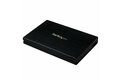 folie 1 von 5, vergrößern, 2,5" externes festplattengehäuse mit uasp - sata iii 6 gbit/s - usb 3.0 5gbit/s superspeed hdd/ssd gehäuse aus aluminium - schwarz (s2510bmu33)