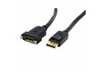 folie 1 von 5, vergrößern, 91cm displayport kabel für panelmontage - 4k x 2k - displayport 1.2 verlängerungskabel stecker auf buchse - dp video extender kabel mit dp buchse(panelmontage) - dp monitorkabel