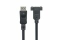 folie 2 von 5, vergrößern, 91cm displayport kabel für panelmontage - 4k x 2k - displayport 1.2 verlängerungskabel stecker auf buchse - dp video extender kabel mit dp buchse(panelmontage) - dp monitorkabel