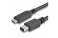 folie 1 von 6, vergrößern, 1,8m usb-c auf mini displayport kabel - usb c zu mdp kabel - 4k 60hz - schwarz (cdp2mdpmm6b)