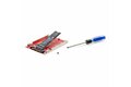 folie 4 von 8, vergrößern, m.2 auf u.3 adapter für m.2 nvme ssds, pcie m.2 laufwerk zu 2,5 zoll u.3 (sff-ta-1001) host-adapter/konverter, m.2 ssd nvme gehäuse mit u3 anschluss, taa-konform (1m25-u3-m2-adapter)