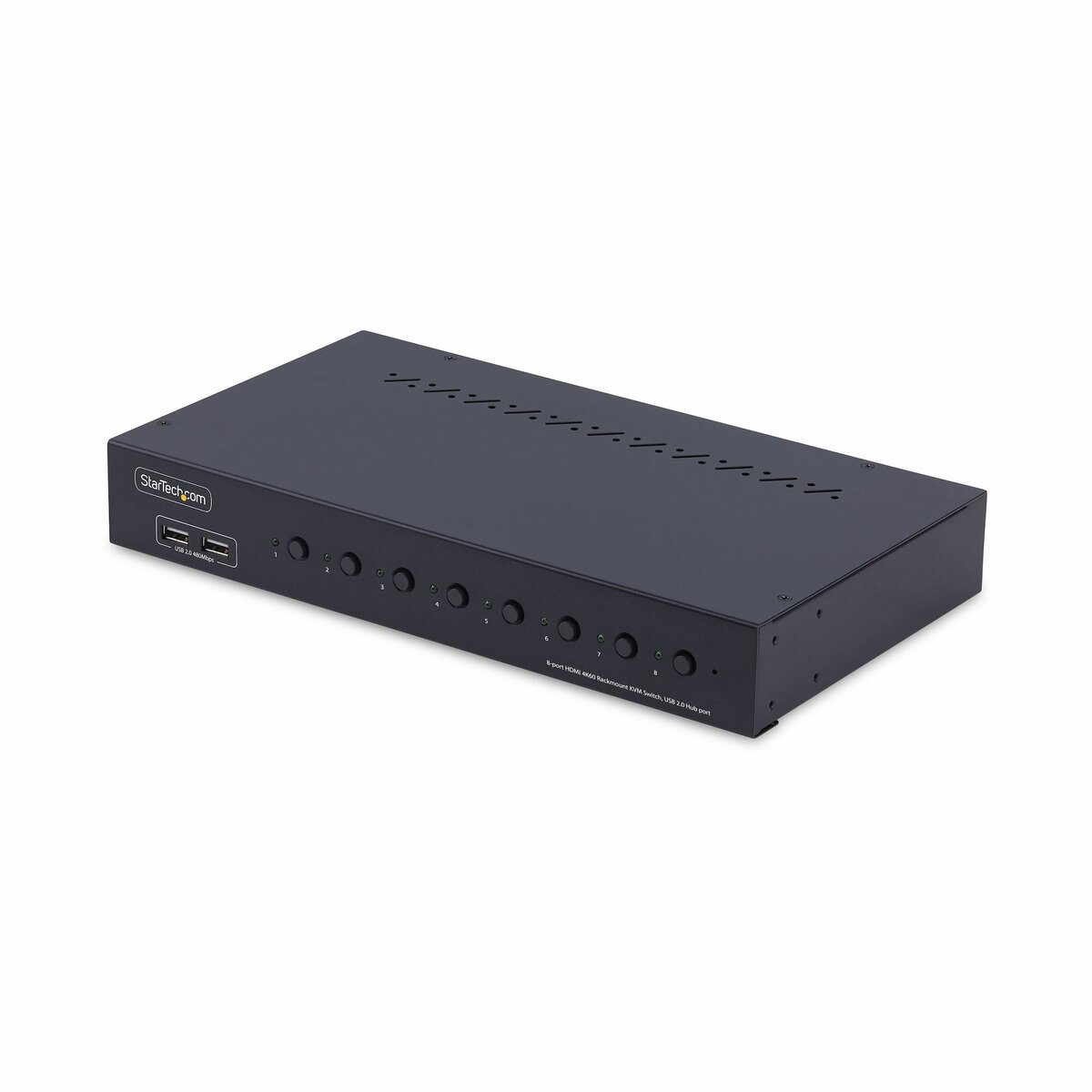 folie 1 von 5, vergrößern, 8 port hdmi kvm switch, rackmount, 4k60hz, kvm umschalter