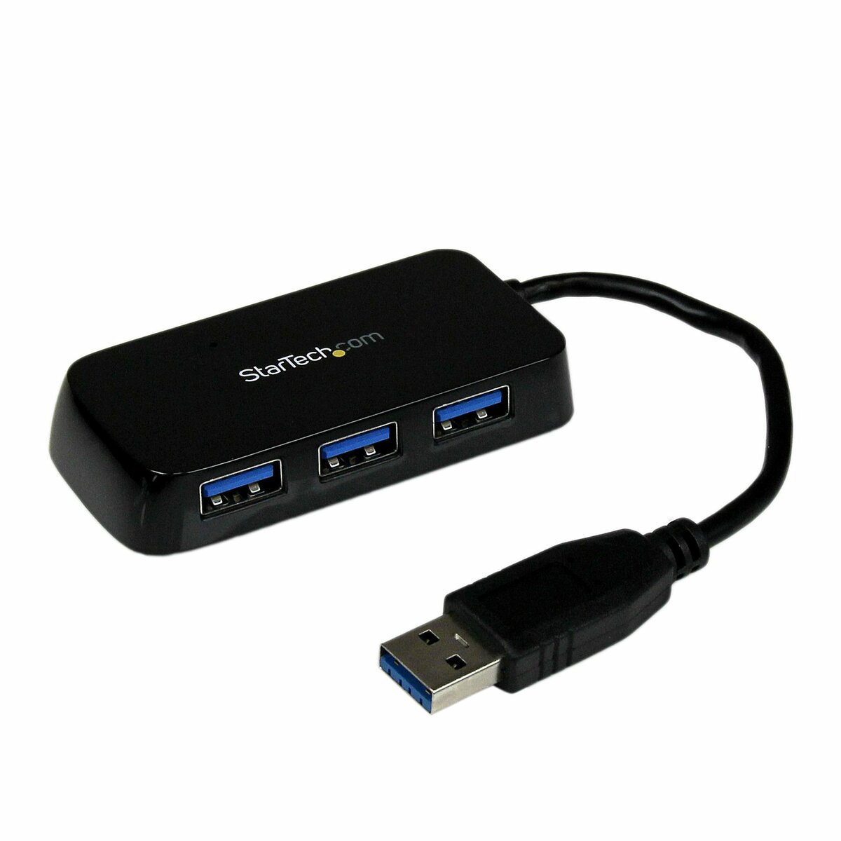 Ryd op pålægge overrasket StarTech.com 4-Port USB 3.0 SuperSpeed Hub - Portable Mini Multiport USB  Travel Dock - USB Extender Black for Business PC/Mac, laptops (ST4300MINU3B)