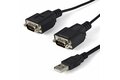 folie 1 von 5, vergrößern, 2 port ftdi usb auf seriell rs232 adapter - usb zu rs-232 adapterkabel / konverter (icusb2322f)