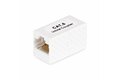 folie 1 von 5, vergrößern, rj45 kupplung 5er-pack, inline cat6 kupplung, lankabel verlängerung t568 stecker (f/f), lan kabel verbinder (in-cat6-coupler-u5)