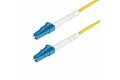 folie 1 von 4, vergrößern, 30 meter lwl patchkabel lc lc (upc) singlemode os2 simplex, 9/125µm, 40g/100g, lszh glasfaserkabel (spsmlclc-os2-30m)